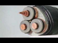 HPLE yangına dayanıklı PE PVC düşük duman halogen zırhlı kaplı bakır tel kablosu 3 * 70mm